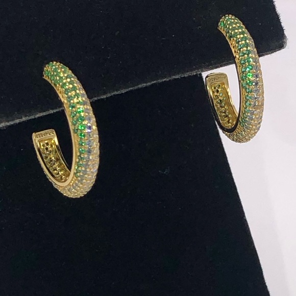 Swirl Hoop Earrings - Picture 3 of 10